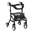 Nitro Sprint Rollator Rolling Walker, Tall, Black - BeHope