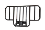 No Gap Half Length Side Bed Rails with Brown Vein Finish - BeHope