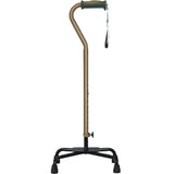 Adjustable Quad Cane for Right or Left Hand Use, Large Base