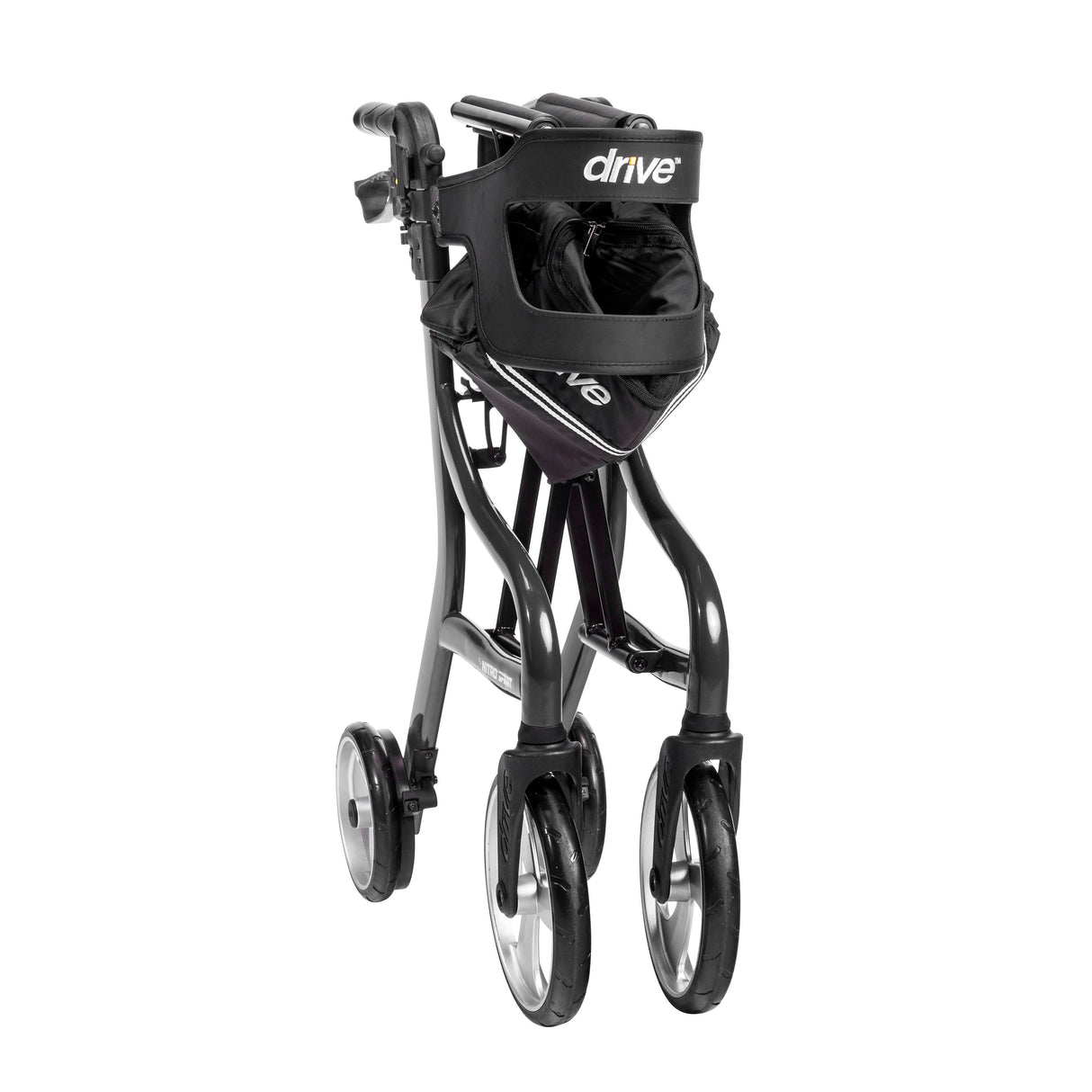 Nitro Sprint Rollator Rolling Walker, Tall, Black