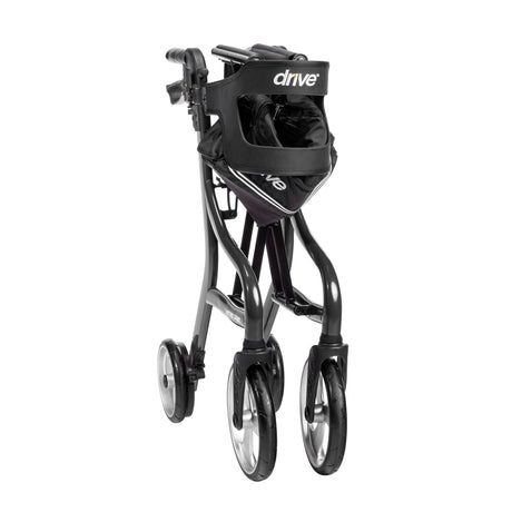 Nitro Sprint Rollator Rolling Walker, Tall, Black - BeHope