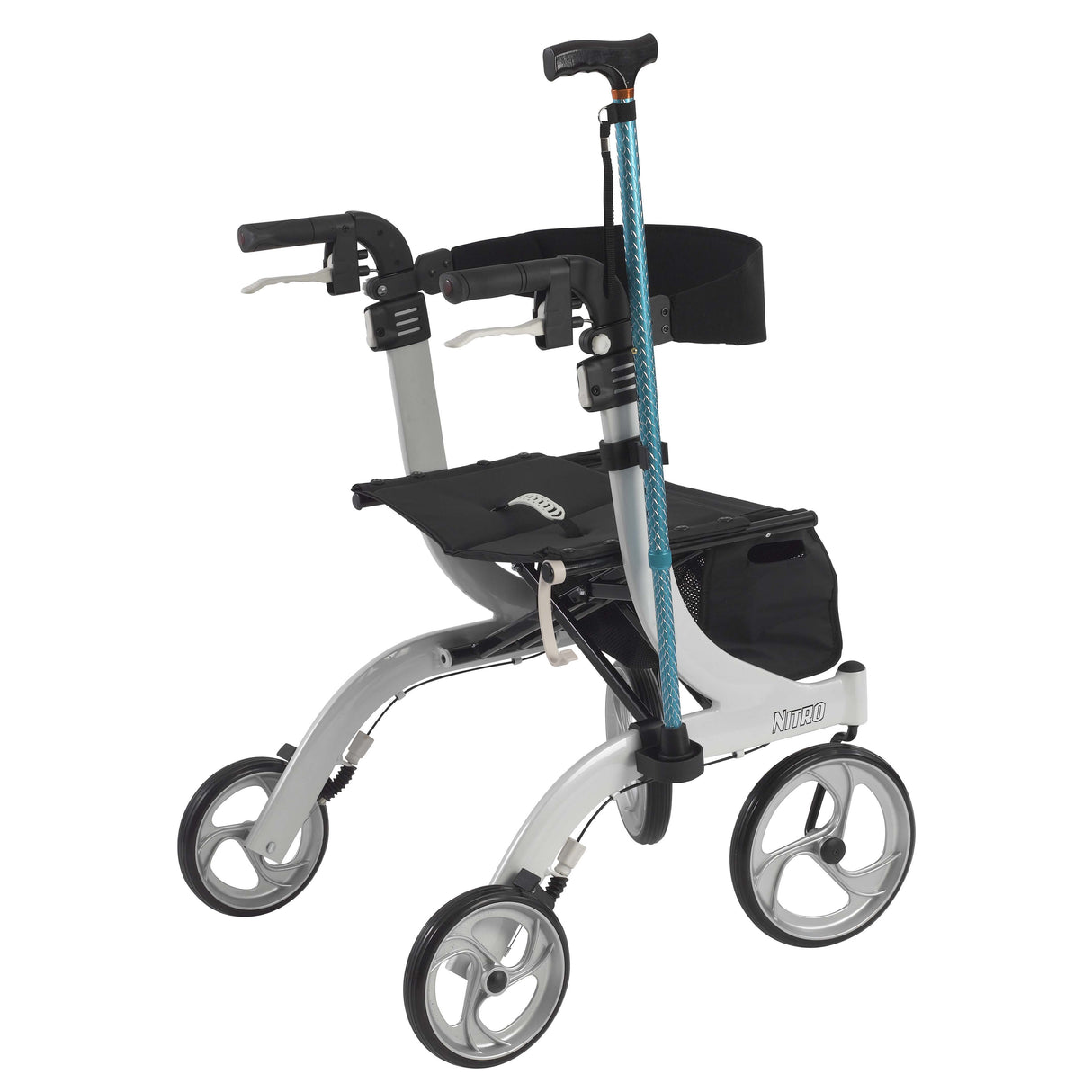 Nitro Rollator Rolling Walker Cane Holder