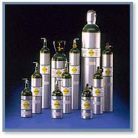 Mada Medical Oxygen Cylinder (Empty) Size M6 Aluminum - BeHope