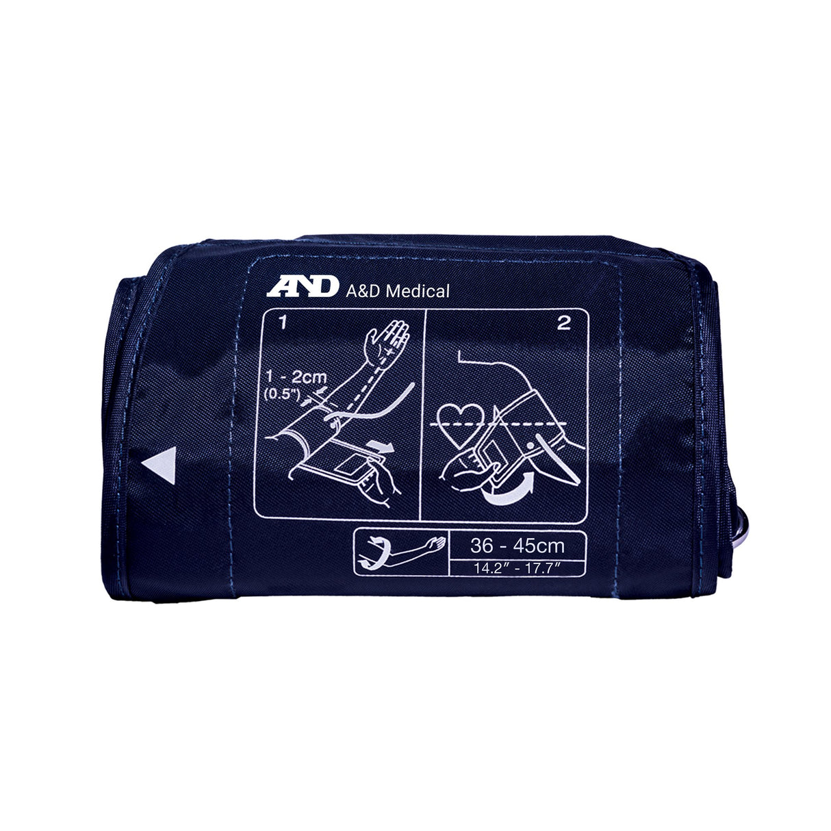 Reusable Blood Pressure Cuff Accufit® 36 to 45 cm Arm Nylon Cuff Large Cuff - BeHope