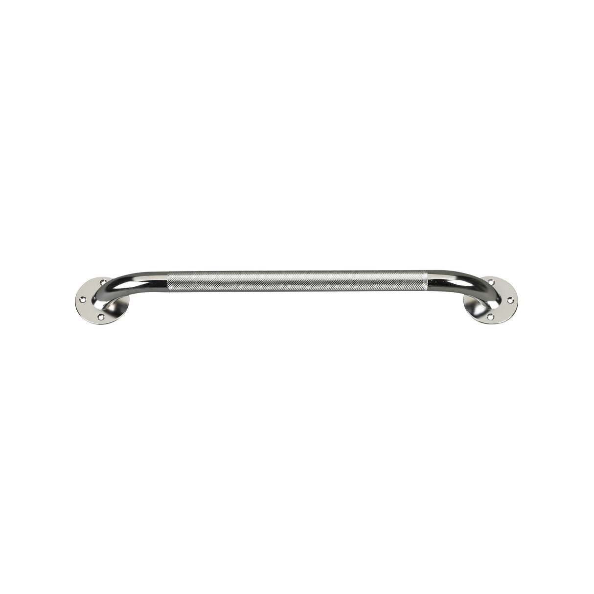 Chrome Knurled Grab Bar, 18"