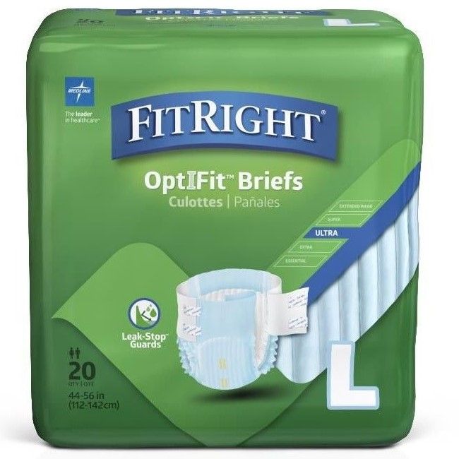 Culotte jetable FitRight OptiFit Ultra de Medline