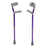 Pediatric Forearm Crutches, Large, Wizard Purple, Pair - Behope - FC300-2GP