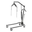 Hydraulic Patient Lift with Six Point Cradle, 5" Casters, Silver Vein - BeHope