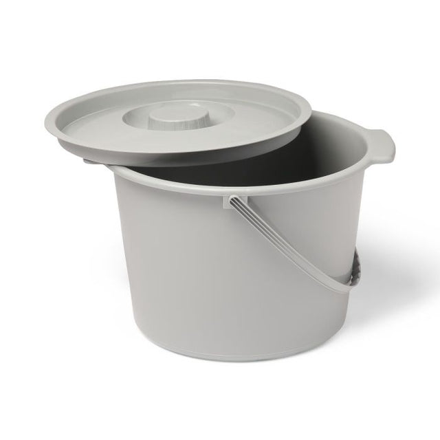 Medline Commode Bucket With Lid And Handle - BeHope