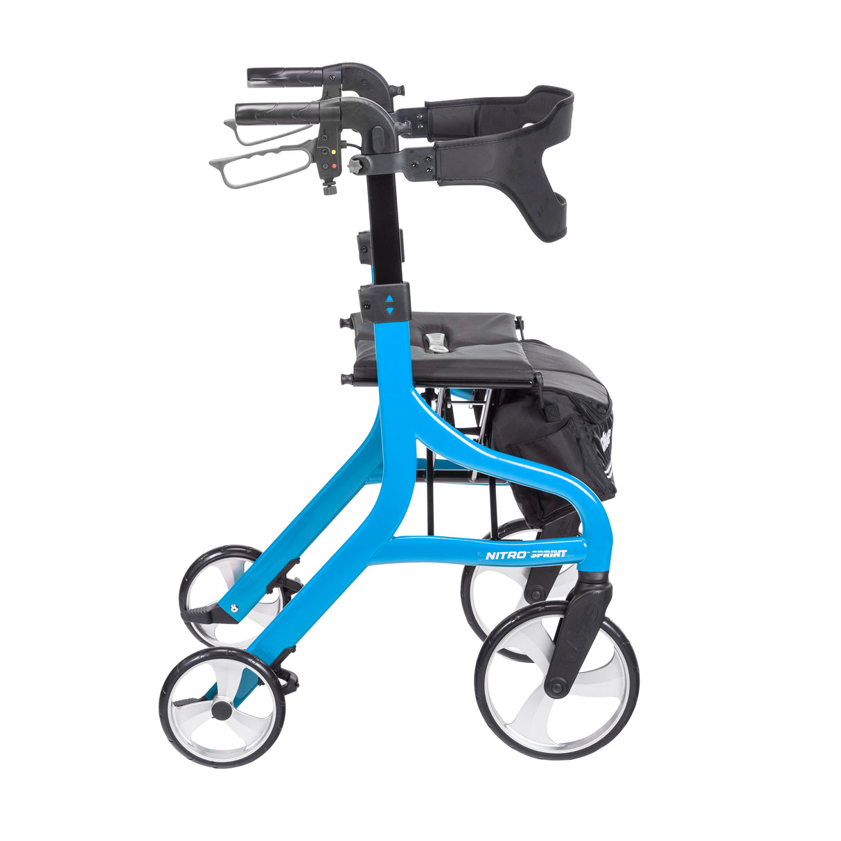 Nitro Sprint Rollator Rolling Walker, Tall - BeHope