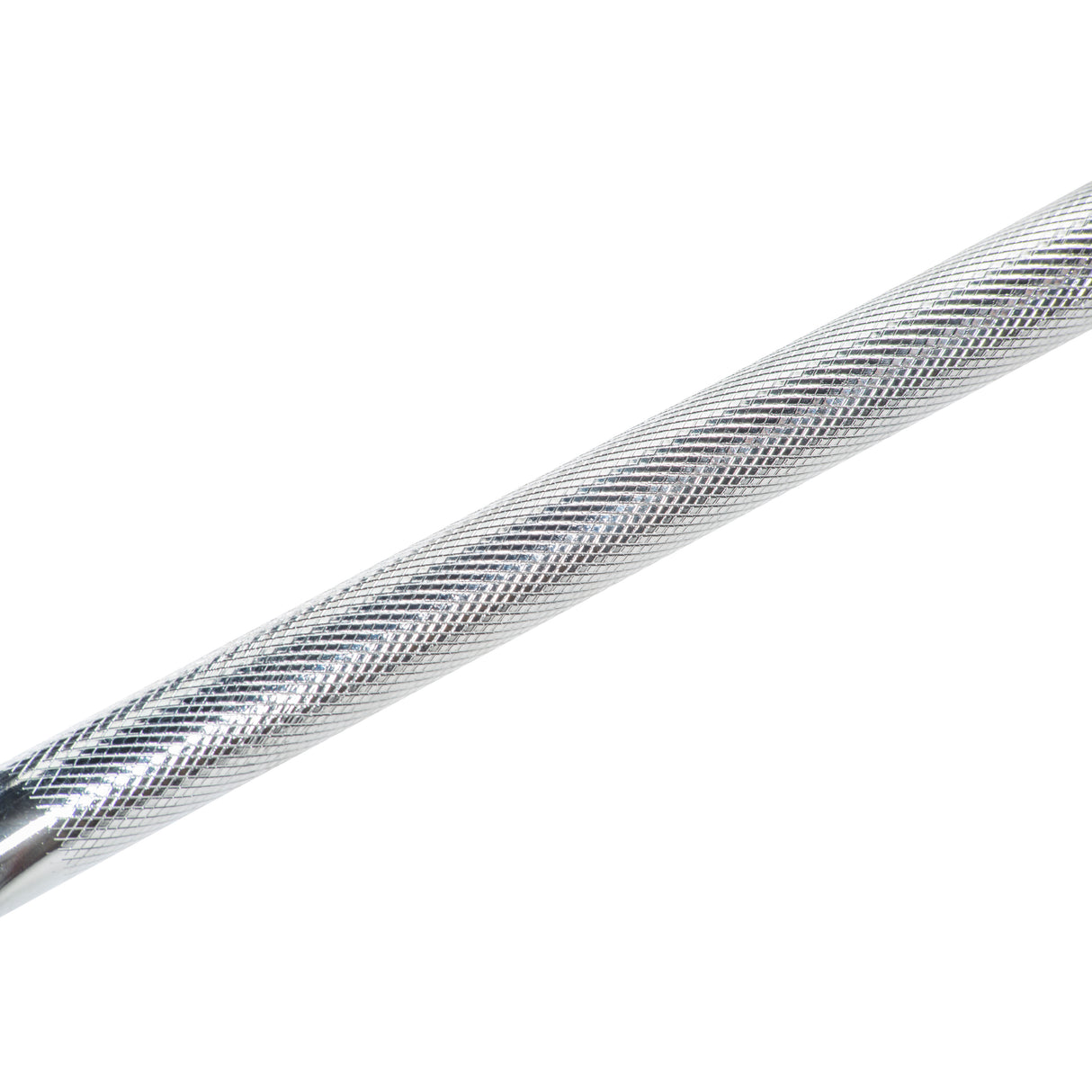 Knurled Chrome Grab Bar with Rotating Flange