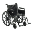 Sentra EC Heavy Duty Wheelchair, Detachable Full Arms, Swing away Footrests, 20" Seat - BeHope