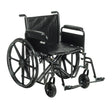 Sentra EC Heavy Duty Wheelchair, Detachable Full Arms, Swing away Footrests, 20" Seat - BeHope