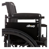 Cruiser X4 Lightweight Dual Axle Wheelchair with Adjustable Detachable Arms, Full Arms, Swing Away Footrests, 20" Seat