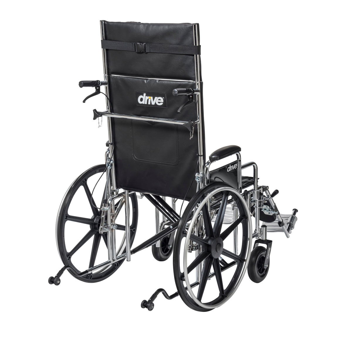 Sentra Reclining Wheelchair, Detachable Desk Arms, 22" Seat - BeHope