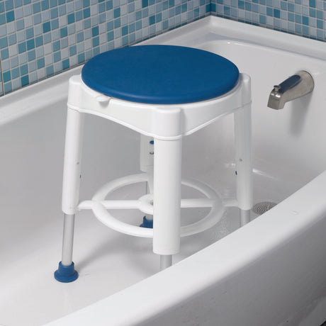 Bathroom Safety Swivel Seat Shower Stool - BeHope