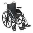 Viper Wheelchair with Flip Back Removable Arms, Desk Arms, Swing away Footrests, 14" Seat - Behope - L414DDA-SF