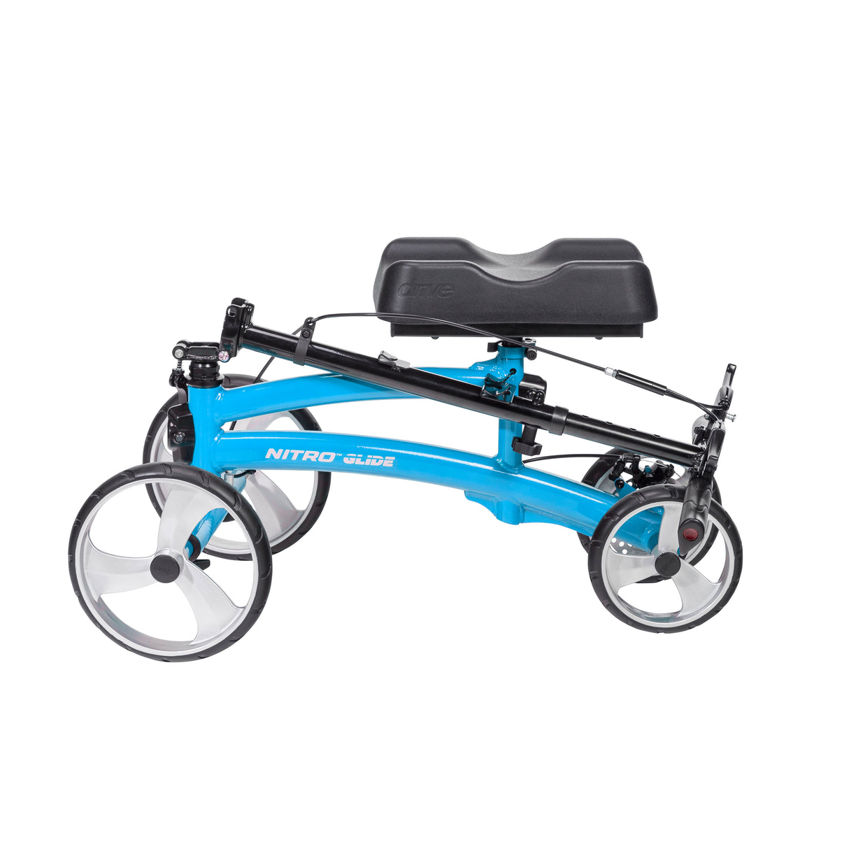 Nitro Glide Knee Walker Knee Scooter Crutch Alternative, Blue