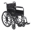 Silver Sport 1 Wheelchair with Full Arms and Swing away Removable Footrest - BeHope