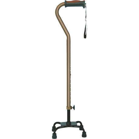 Adjustable Quad Cane for Right or Left Hand Use, Small Base