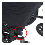 Cruiser X4 Lightweight Dual Axle Wheelchair with Adjustable Detachable Arms, Full Arms, Swing Away Footrests, 20" Seat