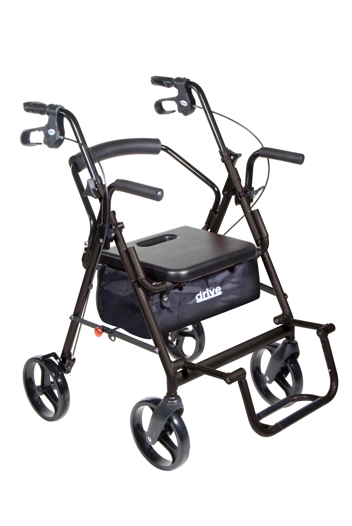 Duet Dual Function Transport Wheelchair Rollator Rolling Walker - BeHope