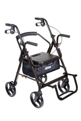 Duet Dual Function Transport Wheelchair Rollator Rolling Walker - BeHope