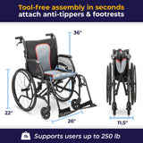 Aerofly™ Ultra-lite Wheelchair - BeHope