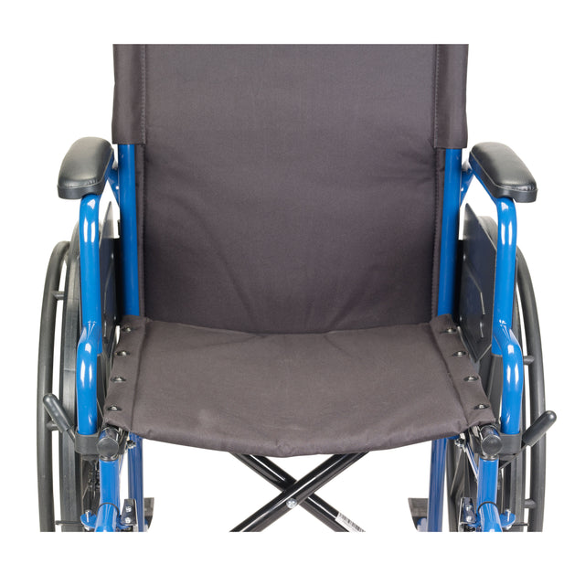 Blue Streak Wheelchair With Flip Back Desk Arms - BeHope