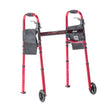 Portable Folding Travel Walker with 5" Wheels and Fold up Legs - BeHope