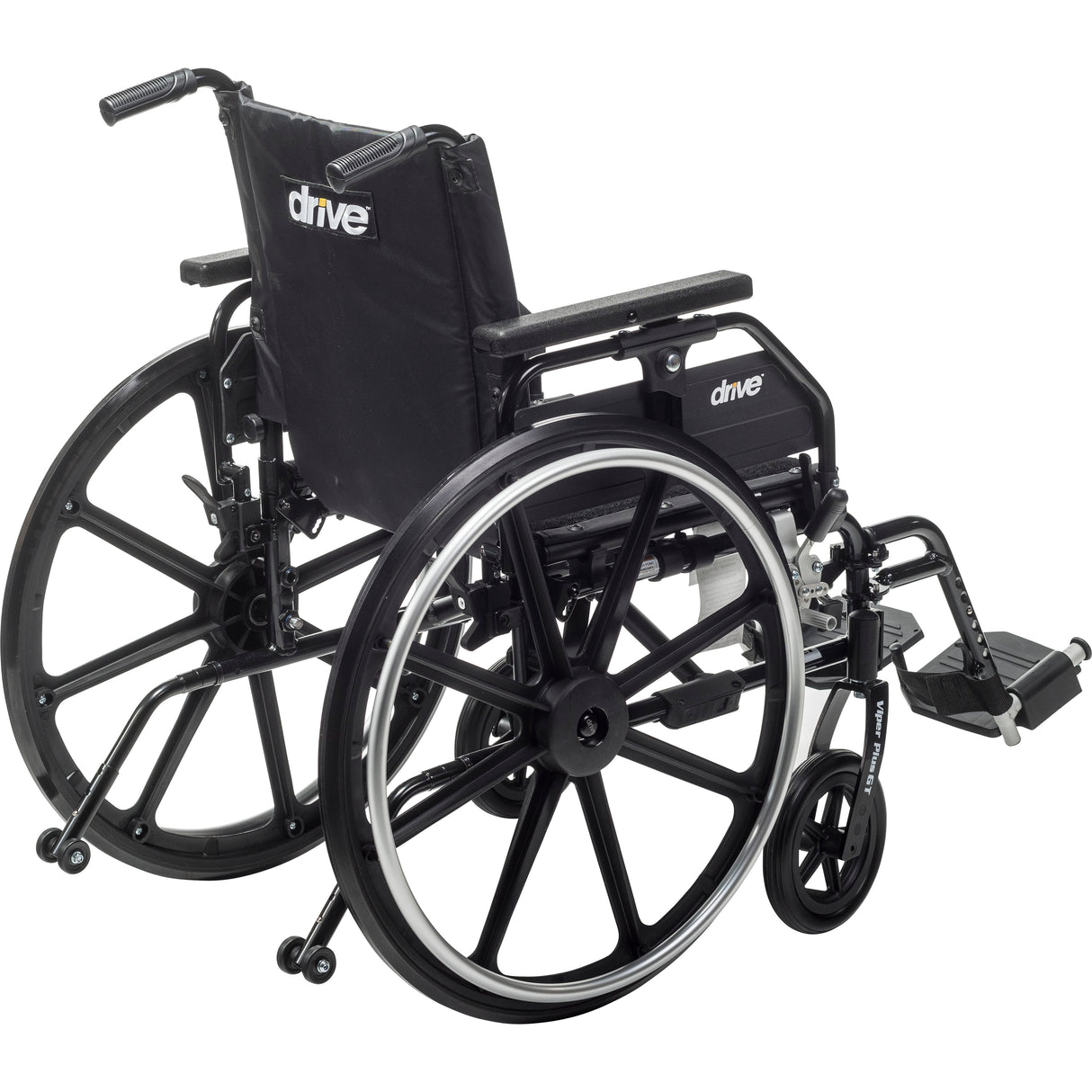 Viper Plus GT Wheelchair with Universal Armrests, Swing-Away Footrests, 18" Seat