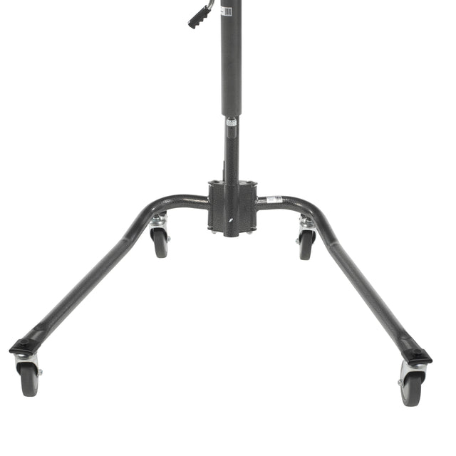 Hydraulic Patient Lift With Six Point Cradle, 5" Casters, Silver Vein - BeHope