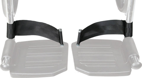 Heel Loops For Swing Away Foot Rest, 1 Pair - BeHope