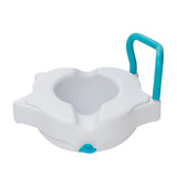 3-Way Raised Toilet Seat, White, 4"