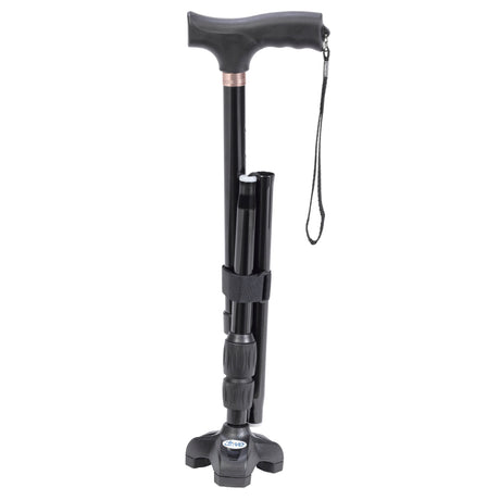 Flex N Go Adjustable Folding Cane with T Handle - BeHope