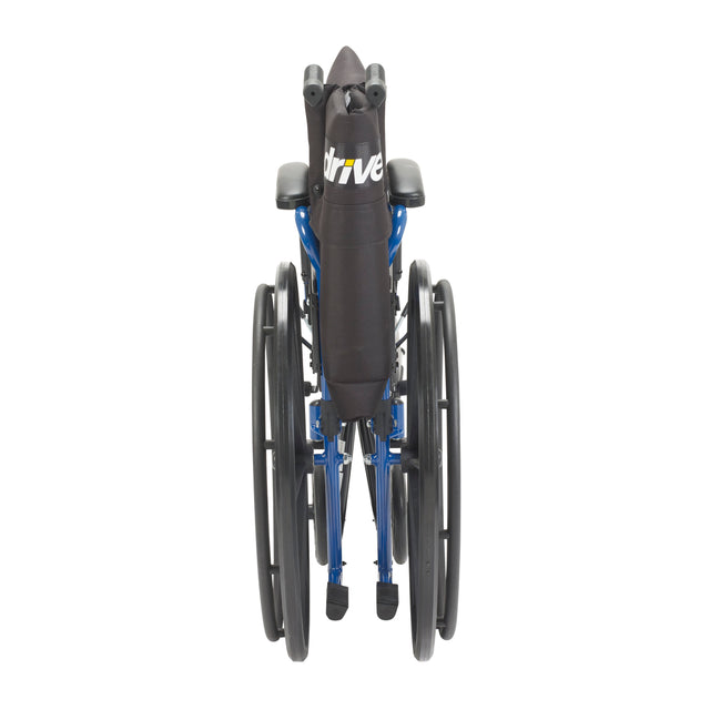 Blue Streak Wheelchair With Flip Back Desk Arms - BeHope