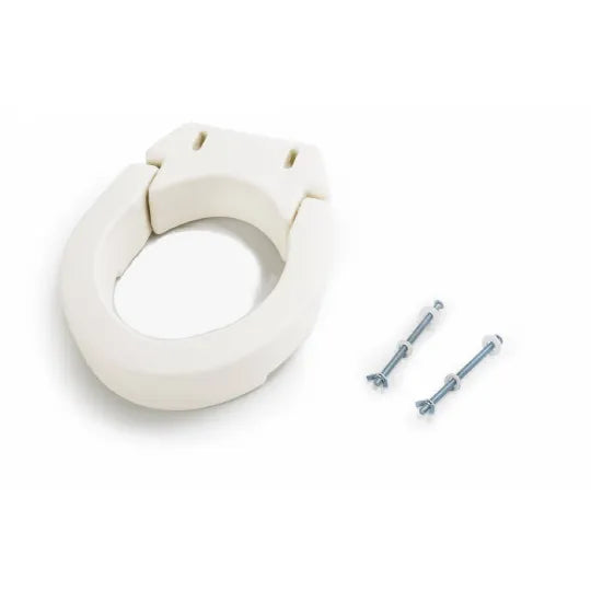 Hinged Toilet Seat Riser, Standard Seat - BeHope