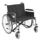 Sentra Ec Heavy Duty Extra Wide Wheelchair, Detachable Full Arms, Swing Away Footrests, 30" Seat - BeHope