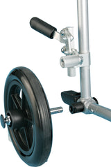 Flyweight Lightweight Transport Wheelchair with Removable Wheels