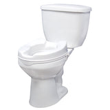 Raised Toilet Seat with Lock, Standard Seat, 4" - BeHope