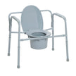 Heavy Duty Bariatric Folding Bedside Commode Chair - BeHope