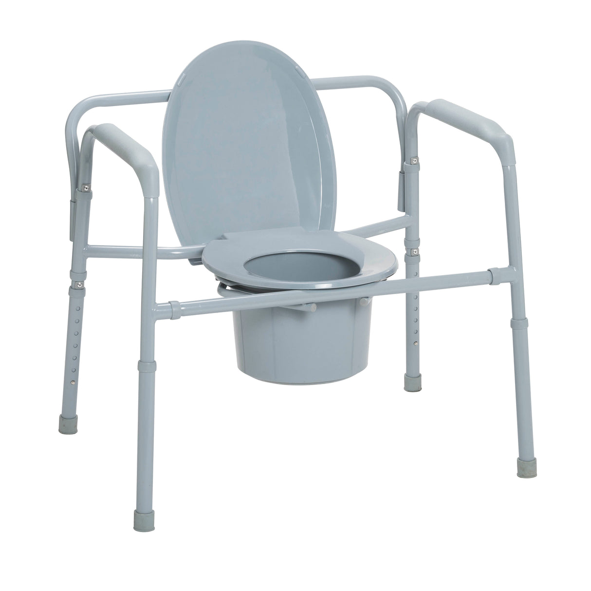 Heavy Duty Bariatric Folding Bedside Commode Chair