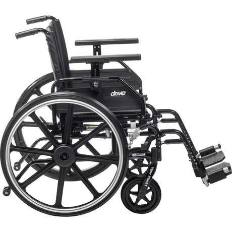 Viper Plus GT Wheelchair with Universal Armrests, Swing-Away Footrests, 20" Seat - BeHope