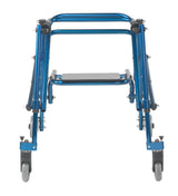 Nimbo 2G Lightweight Posterior Walker with Seat, Medium, Knight Blue