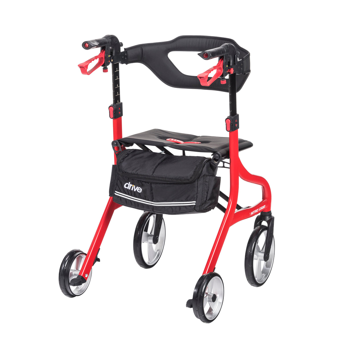 Nitro Sprint Rollator Rolling Walker, Tall - BeHope