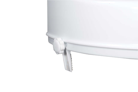 Raised Toilet Seat with Lock and Lid, Standard Seat - BeHope