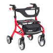 Nitro Sprint Rollator Rolling Walker, Red - BeHope