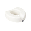 Premium Plastic Raised Toilet Seat with Lock, Elongated - BeHope