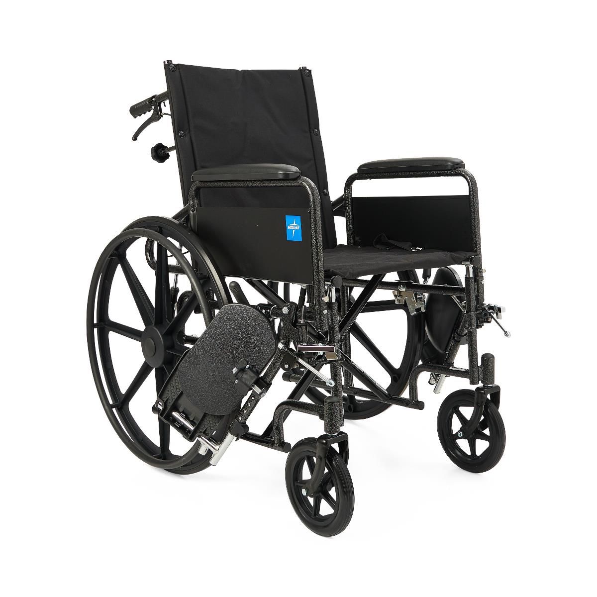 Reclining Wheelchair with Full-Length Arms