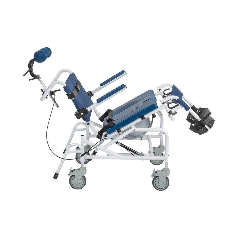 Tilting Aluminum Rehab Shower Chair Commode - BeHope
